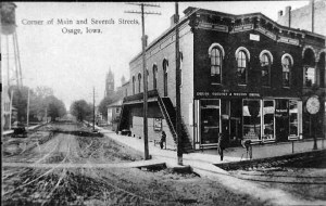 Southwest corner of 7th and Main before 1910.